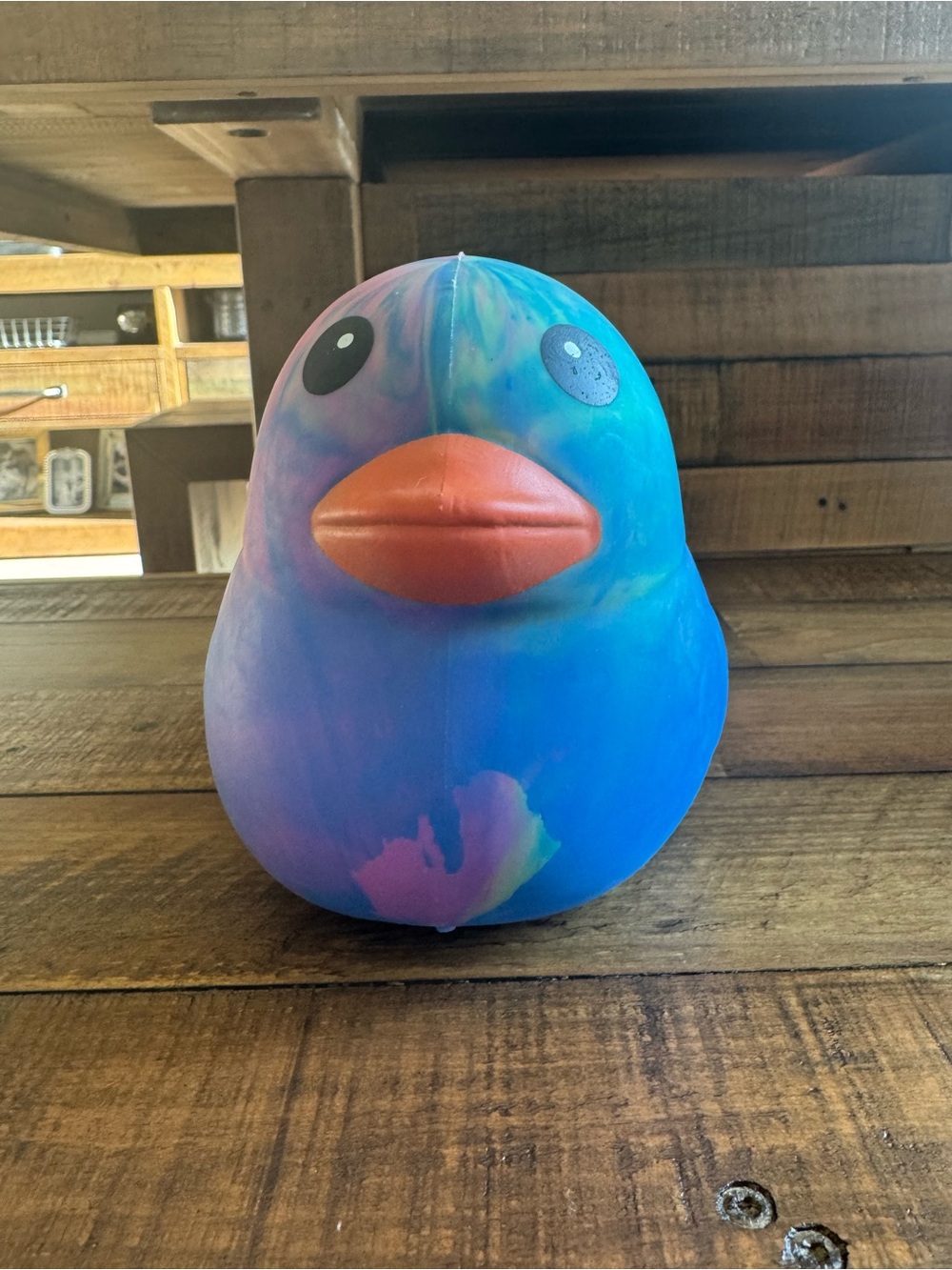 Squeezy Tie Dye Duck